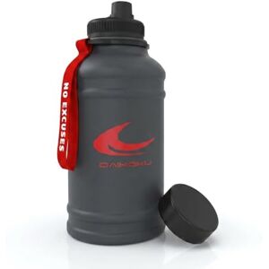 Daikoku Stainless Steel Water Bottle 1,3l BPA Free przydatna na siłowni i podczas uprawiania wszelkiego rodzaju sportów termos o podwójnych ściankach od 12 do 24 godzin szara Daikoku Stainless Steel Water Bottle 1,3l BPA Free przydatna na siłowni i podczas uprawiania wszelkiego rodzaju sportów termos o podwójnych ściankach od 12 do 24 godzin szara