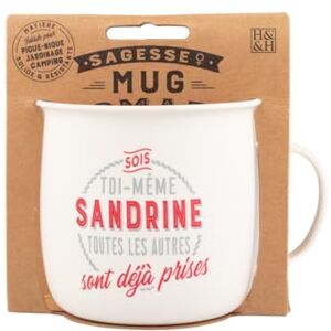 MUG NOMADE Spersonalizowany kubek do herbaty i kawy Sandrine prezent dla mężczyzn i kobiet MUG NOMADE Spersonalizowany kubek do herbaty i kawy Sandrine prezent dla mężczyzn i kobiet