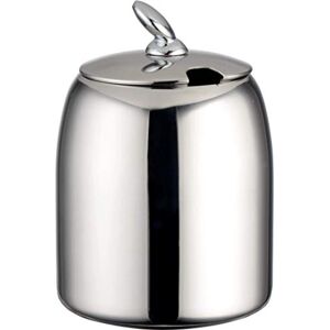 Café Olé CHS-012 Chatsworth cukiernica z wyjątkową pokrywką z wysokiej jakości stali szlachetnej 18/10 – politura na wysoki połysk, 12 oz, 0,34 l, akcesoria cukiernicze, stal szlachetna Café Olé CHS-012 Chatsworth cukiernica z wyjątkową pokrywką z wysokiej jakości stali szlachetnej 18/10 – politura na wysoki połysk, 12 oz, 0,34 l, akcesoria cukiernicze, stal szlachetna