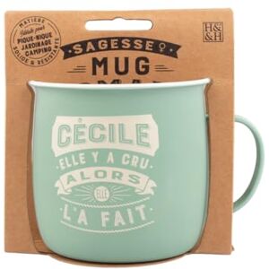 MUG NOMADE Spersonalizowany kubek do herbaty i kawy Cecile prezent dla mężczyzn i kobiet MUG NOMADE Spersonalizowany kubek do herbaty i kawy Cecile prezent dla mężczyzn i kobiet