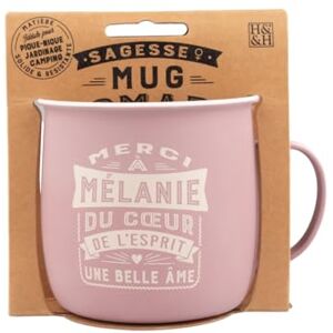 MUG NOMADE Spersonalizowany kubek do herbaty i kawy Melanie prezent dla mężczyzn i kobiet MUG NOMADE Spersonalizowany kubek do herbaty i kawy Melanie prezent dla mężczyzn i kobiet