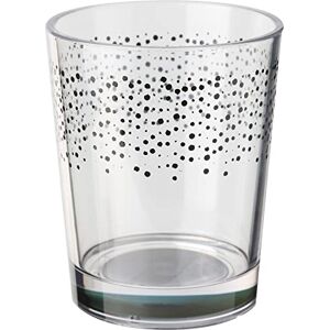 BRUNNER 0830185N.C6X Przezroczysty kubek z czarnymi kropkami, Kolekcja Pralin, Nietłukące Szkło w San Stirolo-akrylonitrylu, V 30 Cl, Antypoślizgowe BRUNNER 0830185N.C6X Przezroczysty kubek z czarnymi kropkami, Kolekcja Pralin, Nietłukące Szkło w San Stirolo-akrylonitrylu, V 30 Cl, Antypoślizgowe