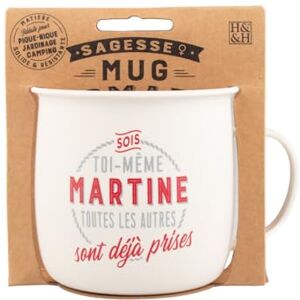 MUG NOMADE Spersonalizowany kubek do herbaty i kawy Martine prezent dla mężczyzn i kobiet MUG NOMADE Spersonalizowany kubek do herbaty i kawy Martine prezent dla mężczyzn i kobiet