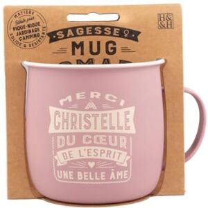 MUG NOMADE Spersonalizowany kubek do herbaty i kawy Christelle prezent dla mężczyzn i kobiet MUG NOMADE Spersonalizowany kubek do herbaty i kawy Christelle prezent dla mężczyzn i kobiet