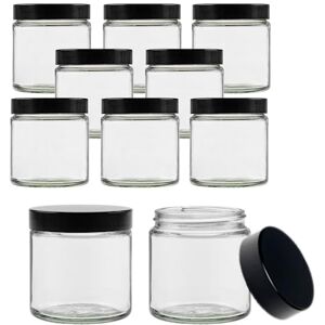 mikken Viva Housewares szklany słoik z pokrywką w różnych rozmiarach/ilościach, szkło, przezroczysty, 60 ml mikken Viva Housewares szklany słoik z pokrywką w różnych rozmiarach/ilościach, szkło, przezroczysty, 60 ml