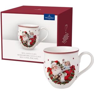 Villeroy & Boch – Toy's Delight Kubek z Motywem Świętego Mikołaja, Filiżanka Bożonarodzeniowa do Gorących Napojów na Zimę, Świąteczny do Kawy, Porcelana Villeroy & Boch – Toy's Delight Kubek z Motywem Świętego Mikołaja, Filiżanka Bożonarodzeniowa do Gorących Napojów na Zimę, Świąteczny do Kawy, Porcelana