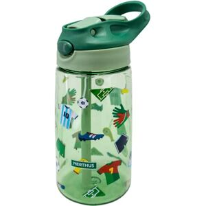 NERTHUS FIH 1344 butelka dziecięca tritan 450 ml piłka nożna wielokrotnego użytku bez BPA lekka wytrzymała idealna do szkoły NERTHUS FIH 1344 butelka dziecięca tritan 450 ml piłka nożna wielokrotnego użytku bez BPA lekka wytrzymała idealna do szkoły