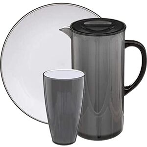 Szary Zestaw Naczyń WellHome - Dinnerware set Szary Zestaw Naczyń WellHome - Dinnerware set