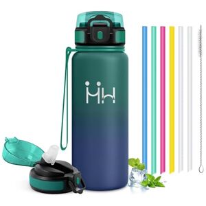 JAPORIA Butelka termiczna 750 ml, termos ze słomką, wielokrotnego użytku, szczelna, przenośna, wymiana, piknik, plaża JAPORIA Butelka termiczna 750 ml, termos ze słomką, wielokrotnego użytku, szczelna, przenośna, wymiana, piknik, plaża