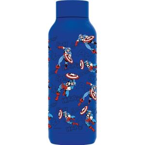 Quokka Butelka termos ze stali nierdzewnej Ultramarine 510 ML Captain America Retro Comic Quokka Butelka termos ze stali nierdzewnej Ultramarine 510 ML Captain America Retro Comic