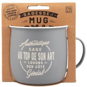 MUG NOMADE Spersonalizowany kubek do herbaty i kawy Mądry Mężczyzna prezent dla mężczyzn i kobiet MUG NOMADE Spersonalizowany kubek do herbaty i kawy Mądry Mężczyzna prezent dla mężczyzn i kobiet