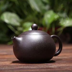 TEA SOUL Czarny dzbanek z krety Zi Sha Yixing • Wbudowany filtr • Pojemność 200 ml • TEA SOUL Czarny dzbanek z krety Zi Sha Yixing • Wbudowany filtr • Pojemność 200 ml •