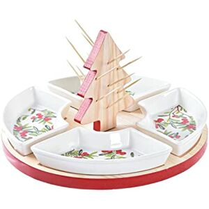 DKD Home Decor Taca na przekąski, standardowy DKD Home Decor Taca na przekąski, standardowy