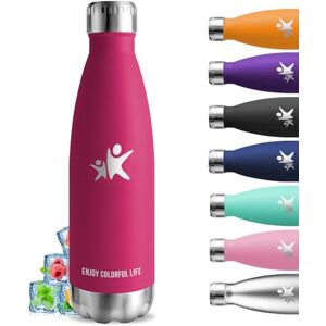Grsta Butelka na wodę termiczną, butelka na wodę 750 ml, bez BPA, butelka ze stali nierdzewnej, szczelna, termoizolowana próżniowo, butelka sportowa, butelki do biegania, na kemping, fitness, piesze Grsta Butelka na wodę termiczną, butelka na wodę 750 ml, bez BPA, butelka ze stali nierdzewnej, szczelna, termoizolowana próżniowo, butelka sportowa, butelki do biegania, na kemping, fitness, piesze