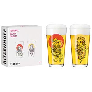 Ritzenhoff - Zestaw 2 kolorowych szklanek do piwa Ritzenhoff - Zestaw 2 kolorowych szklanek do piwa