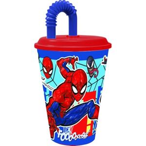 Tataway Szklanka 430 ml ze słomką Spiderman Mob Rules: wytrzymała, wygodna i ozdobiona mitycznym Spider-Manem, idealna na każdą porę dnia w pełnym stylu Marvela Tataway Szklanka 430 ml ze słomką Spiderman Mob Rules: wytrzymała, wygodna i ozdobiona mitycznym Spider-Manem, idealna na każdą porę dnia w pełnym stylu Marvela