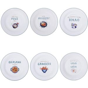 Tivoli Zestaw 6 talerzy obiadowych, 27 cm, porcelana New Bone China, Le Travisate Tivoli Zestaw 6 talerzy obiadowych, 27 cm, porcelana New Bone China, Le Travisate