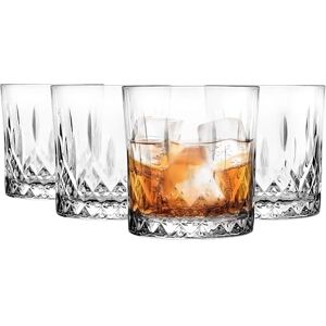 Glasmark KROSNO 1992 zestaw szklanek do whisky szklanki do whisky 4-częściowy 280 ml Rum Gin Bourbon koktajl kieliszek do whisky kieliszki do napojów szlifowane można myć w zmywarce Glasmark KROSNO 1992 zestaw szklanek do whisky szklanki do whisky 4-częściowy 280 ml Rum Gin Bourbon koktajl kieliszek do whisky kieliszki do napojów szlifowane można myć w zmywarce