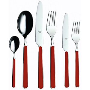 MEPRA 10K622036 Flatware zestawy sztućców, stal nierdzewna, koralowa czerwień MEPRA 10K622036 Flatware zestawy sztućców, stal nierdzewna, koralowa czerwień