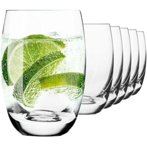 KIAPPO Zestaw 6 Szklanek Elite Do Wody i Zimnych Napojów Szkło Kryształowe, Ochrona Przed Matowieniem, Zmywarka-Bezpieczne, 360 ml x 6 Sztuk KIAPPO Zestaw 6 Szklanek Elite Do Wody i Zimnych Napojów Szkło Kryształowe, Ochrona Przed Matowieniem, Zmywarka-Bezpieczne, 360 ml x 6 Sztuk