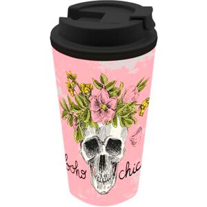 Gedalabels Infinite by GEDA LABELS (INFKH) kubek do kawy na wynos Skull Bohochic 400 ml Gedalabels Infinite by GEDA LABELS (INFKH) kubek do kawy na wynos Skull Bohochic 400 ml