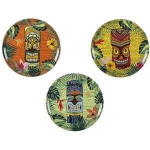 Excelsa 64263 Tiki zestaw 6 talerzy do pizzy, porcelana, biały Excelsa 64263 Tiki zestaw 6 talerzy do pizzy, porcelana, biały