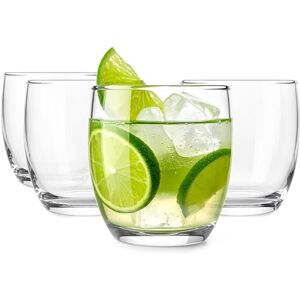 Glasmark KROSNO 1992 szklanki do napojów, zestaw 4 szklanek o pojemności 220 ml, szklanki do wody, koktajl, sok, z grubym dnem, nadają się do mycia w zmywarce Glasmark KROSNO 1992 szklanki do napojów, zestaw 4 szklanek o pojemności 220 ml, szklanki do wody, koktajl, sok, z grubym dnem, nadają się do mycia w zmywarce