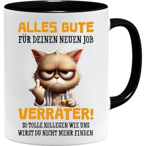 Jungle Mug Filiżanka koleżanki Kubek "Alles Gute für Neuen Job Zabawne kubki Prezent pożegnalny dla kolegów z pracy Prezent na pożegnanie prezent dla kolegów z pracy (czarny) Jungle Mug Filiżanka koleżanki Kubek "Alles Gute für Neuen Job Zabawne kubki Prezent pożegnalny dla kolegów z pracy Prezent na pożegnanie prezent dla kolegów z pracy (czarny)