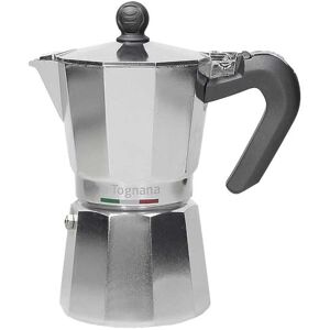 Tognana Authentika dzbanek do kawy, 6 filiżanek, 0,36 l, aluminium, szary, wyprodukowano we Włoszech Tognana Authentika dzbanek do kawy, 6 filiżanek, 0,36 l, aluminium, szary, wyprodukowano we Włoszech