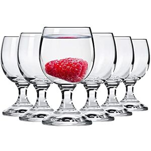 Alcohol Cage Słoiki na likier, 40 ml, zestaw 6 sztuk, do wódki, tequili, ginu, bourbona, rumu, whisky, z nóżkami, nadają się do mycia w zmywarce, szkło kryształowe, wysoka jakość Alcohol Cage Słoiki na likier, 40 ml, zestaw 6 sztuk, do wódki, tequili, ginu, bourbona, rumu, whisky, z nóżkami, nadają się do mycia w zmywarce, szkło kryształowe, wysoka jakość