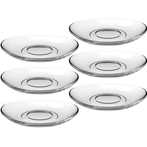 Leonardo Napoli Spodki Szklane, Zestaw 6 Sztuk, Do Mycia w Zmywarce, Do Szklanek Kawy i Latte Macchiato, Ø 14 cm, 024204 Leonardo Napoli Spodki Szklane, Zestaw 6 Sztuk, Do Mycia w Zmywarce, Do Szklanek Kawy i Latte Macchiato, Ø 14 cm, 024204