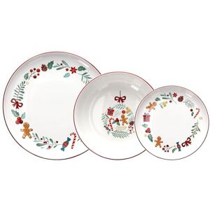 Tognana Carol 12-częściowy zestaw naczyń porcelanowych, wielokolorowy Tognana Carol 12-częściowy zestaw naczyń porcelanowych, wielokolorowy
