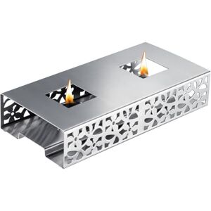 Westmark Podgrzewacz do Jedzenia, Optymalnej Jakości Podgrzewacz do Utrzymywania Ciepła Potraw na Stole, z Dwiema Świeczkami, 240 x 120 x 52 mm, Stal Nierdzewna Westmark Podgrzewacz do Jedzenia, Optymalnej Jakości Podgrzewacz do Utrzymywania Ciepła Potraw na Stole, z Dwiema Świeczkami, 240 x 120 x 52 mm, Stal Nierdzewna