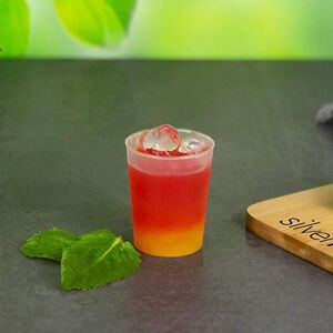 Silverkitchen 50 x kieliszek do wódki 2 cl / 4 cl, mrożony – nietłukący kubek wielokrotnego użytku, kubek do shotów, z tworzywa sztucznego PP, wyprodukowano w Niemczech, srebrny Silverkitchen 50 x kieliszek do wódki 2 cl / 4 cl, mrożony – nietłukący kubek wielokrotnego użytku, kubek do shotów, z tworzywa sztucznego PP, wyprodukowano w Niemczech, srebrny