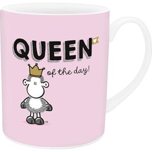 Sheepworld 74724 filiżanka XL Queen of the day duży kubek do kawy z porcelany, kubek XL Jumbo, 60 ml, kubek z sentencją, prezent, chłopak, dziewczyna Sheepworld 74724 filiżanka XL Queen of the day duży kubek do kawy z porcelany, kubek XL Jumbo, 60 ml, kubek z sentencją, prezent, chłopak, dziewczyna