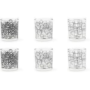 Excelsa Magic Black Set 6 Okulary Woda, Szkło, Pojemność 260 Ml. Excelsa Magic Black Set 6 Okulary Woda, Szkło, Pojemność 260 Ml.