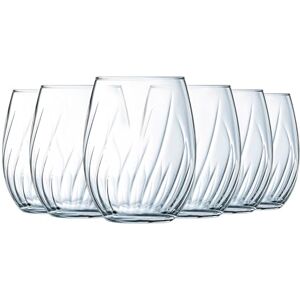 Cristal d'Arques Paris Kolekcja Swirly 6 kubków 36cl Wyprodukowano we Francji Wzmocnione opakowanie Cristal d'Arques Paris Kolekcja Swirly 6 kubków 36cl Wyprodukowano we Francji Wzmocnione opakowanie
