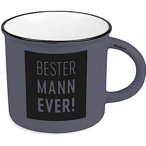 Grafik Werkstatt Kubek do kawy w stylu vintage, ceramiczny kubek na prezent, 400 ml, Bester Mann Ever! Grafik Werkstatt Kubek do kawy w stylu vintage, ceramiczny kubek na prezent, 400 ml, Bester Mann Ever!