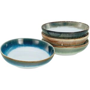 Creatable , 17547, seria Cascade, 4-częściowy zestaw naczyń, zestaw Poke Bowl z kamionki, nadaje się do mycia w zmywarce i używania w kuchence mikrofalowej, wysokiej jakości produkcja Creatable , 17547, seria Cascade, 4-częściowy zestaw naczyń, zestaw Poke Bowl z kamionki, nadaje się do mycia w zmywarce i używania w kuchence mikrofalowej, wysokiej jakości produkcja