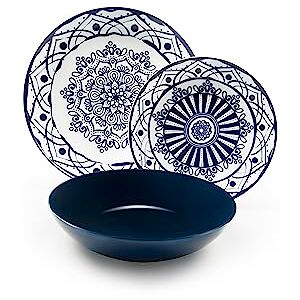 Excelsa Tropical Chic Zastawa Obiadowa, Porcelana, Wielokolorowy, 18-Częściowy Excelsa Tropical Chic Zastawa Obiadowa, Porcelana, Wielokolorowy, 18-Częściowy
