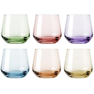 Glasmark KROSNO 1992 Szklanki do wody, soków i drinków – zestaw 6 szklanek 310 ml – Przezroczyste, Wielokolorowe – szklanki na wodę do domu i gastronomii Glasmark KROSNO 1992 Szklanki do wody, soków i drinków – zestaw 6 szklanek 310 ml – Przezroczyste, Wielokolorowe – szklanki na wodę do domu i gastronomii