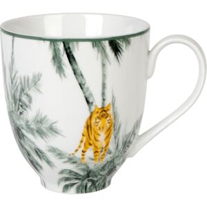 GENEVIEVE LETHU 537677 Kubek Porcelanowy 35 cl Kolekcja BALADE IN LA DUNGLE Ø 9 cm wys. 10 cm Kolor zielony GENEVIEVE LETHU 537677 Kubek Porcelanowy 35 cl Kolekcja BALADE IN LA DUNGLE Ø 9 cm wys. 10 cm Kolor zielony