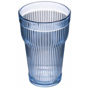 Tivoli Zestaw 6 szklanek akrylowy, 400 ml, szlifowana powierzchnia z pionowymi paskami, niebieski, Fashion Ocean Tivoli Zestaw 6 szklanek akrylowy, 400 ml, szlifowana powierzchnia z pionowymi paskami, niebieski, Fashion Ocean