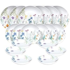 Tognana Florenne, 18-częściowy zestaw obiadowy dla 6 osób, porcelana, wielokolorowy Tognana Florenne, 18-częściowy zestaw obiadowy dla 6 osób, porcelana, wielokolorowy