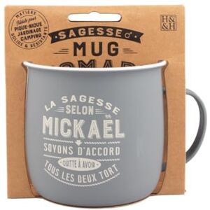 MUG NOMADE Spersonalizowany kubek do herbaty i kawy Mickael prezent dla mężczyzn i kobiet MUG NOMADE Spersonalizowany kubek do herbaty i kawy Mickael prezent dla mężczyzn i kobiet
