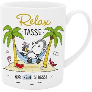 Sheepworld XL-Tasse mit Spruch 'Relax, nur kein Stress' Sheepworld XL-Tasse mit Spruch 'Relax, nur kein Stress'