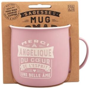 MUG NOMADE Spersonalizowany kubek do herbaty i kawy Angelique prezent dla mężczyzn i kobiet MUG NOMADE Spersonalizowany kubek do herbaty i kawy Angelique prezent dla mężczyzn i kobiet