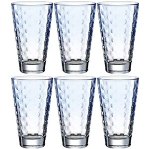Leonardo Optic 025900 Szklanki do długiego napoju, można myć w zmywarce, kolorowe szkło, jasnoniebieskie, 300 ml Leonardo Optic 025900 Szklanki do długiego napoju, można myć w zmywarce, kolorowe szkło, jasnoniebieskie, 300 ml
