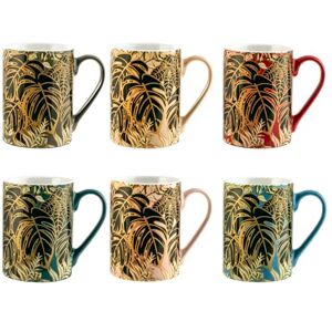 H&H Botanic Winter Zestaw 6 Kubek Kubki, New Bone China, cc340 H&H Botanic Winter Zestaw 6 Kubek Kubki, New Bone China, cc340
