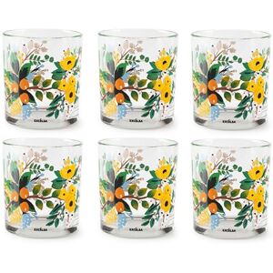 Excelsa Fiori Frida zestaw 6 szklanek, szkło, pojemność 250 ml Excelsa Fiori Frida zestaw 6 szklanek, szkło, pojemność 250 ml